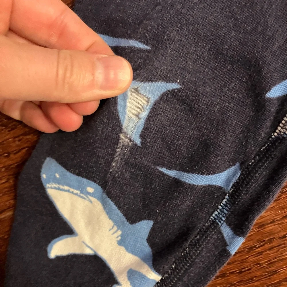 Hanna Andersson Shark Pajamas Imperfect